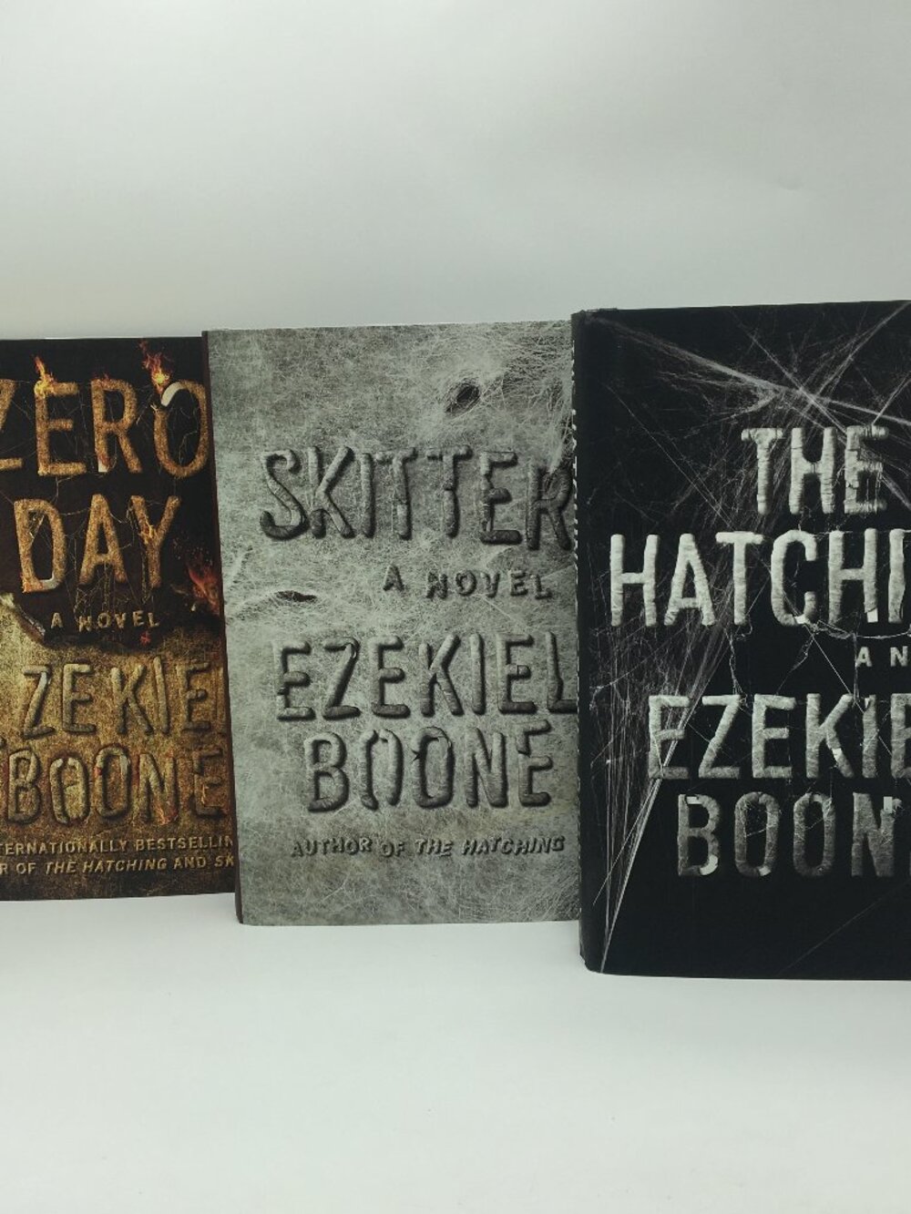 The Hatching Trilogy by Ezekiel Boone in Hardcover / Complete Series